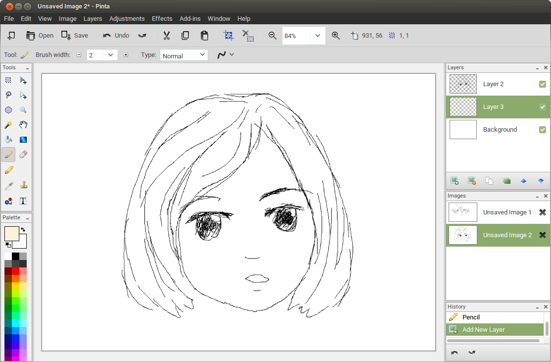 Menggambar dengan Pinta Menggambar dengan Pinta