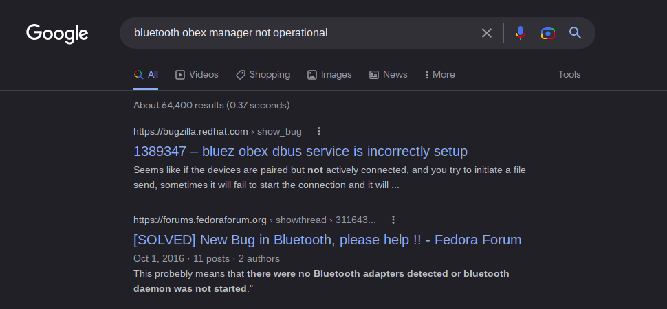 Googling bluetooth obex manager