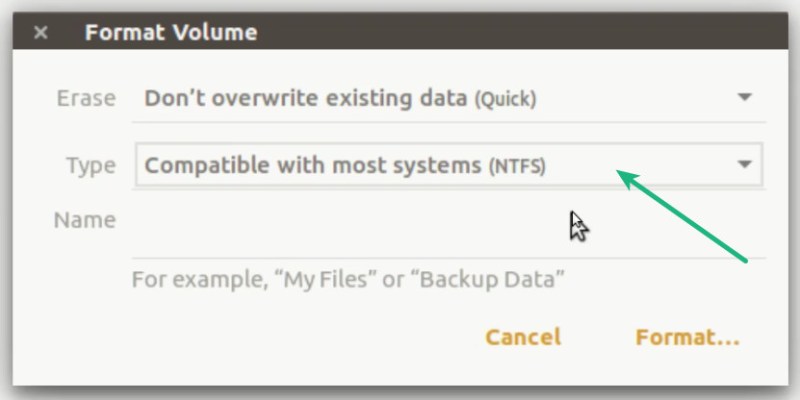 Cara format flashdisk di ubuntu Cara format flashdisk di ubuntu