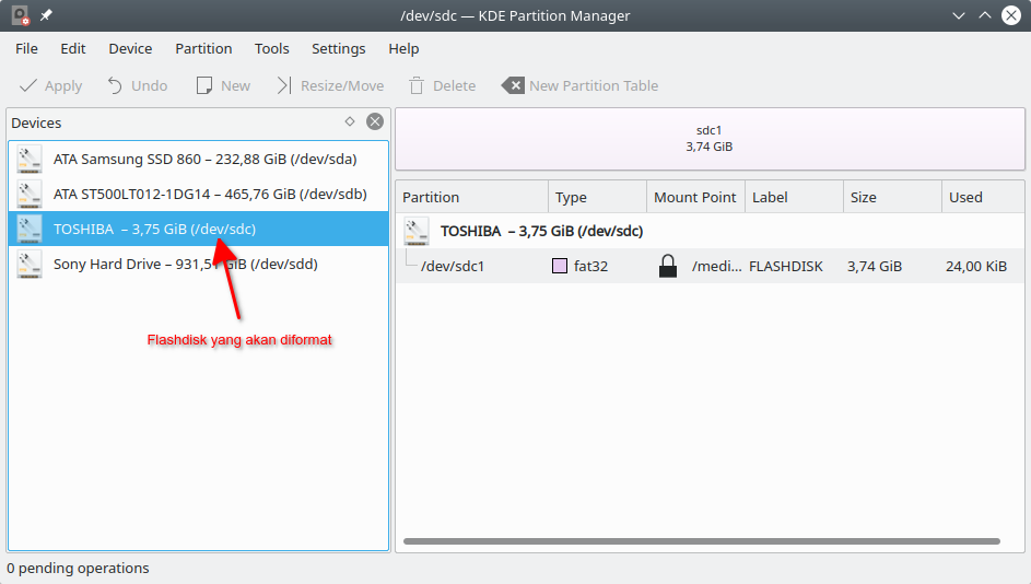 KDE Partition Manager KDE Partition Manager
