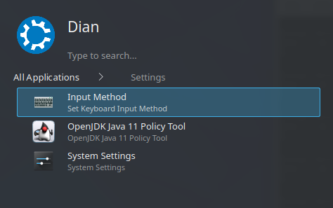 Settings di Kubuntu Settings di Kubuntu